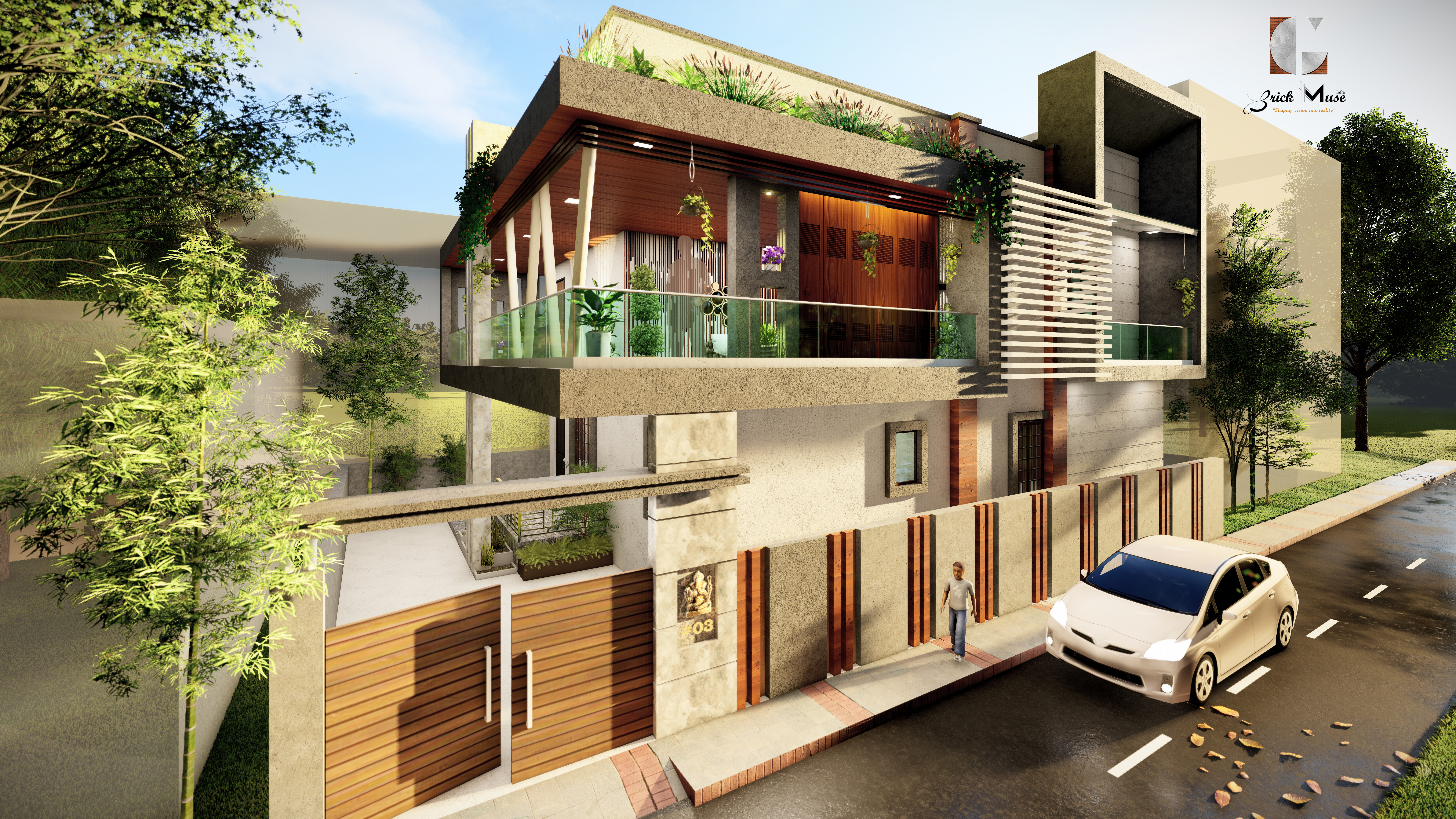 Premium residential elevation study